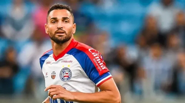 Gilberto garantiu a vitória para o Bahia diante do Atlético-MG