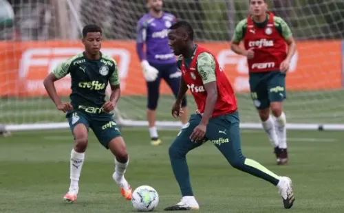 Jogadores do Verdão se reapresentaram após a vitória na Libertadores. Foto: Cesar Greco/Palmeiras