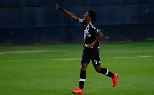 Comemoração de Talles Magno, joia do Vasco. Foto: Getty Images