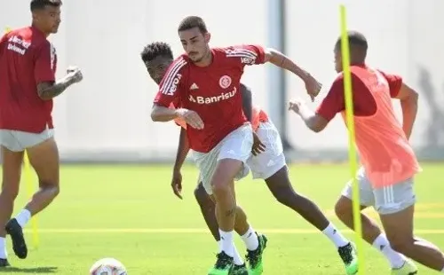 Atletas participam do treinamento de Coudet. Foto: Divulgação/Inter