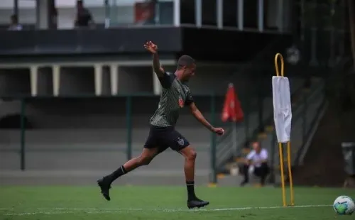 Keno é titular do Galo. Foto: Pedro Souza / Atlético