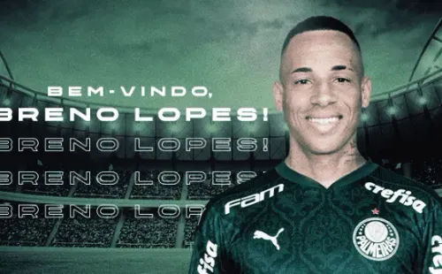 Breno foi anunciado pelo Palmeiras. Divulgação