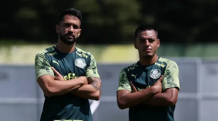 Luan e Gabriel Menino testaram positivo para Covid-19. Foto: César Greco/Palmeiras