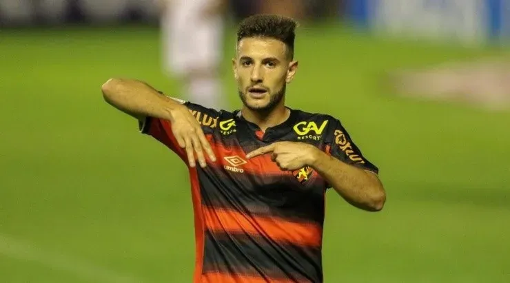 Leandro Barcia em ação pelo Sport. Foto: Divulgação