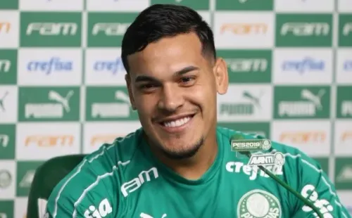 Gómez vira opção para a Copa do Brasil. Divulgação/Palmeiras