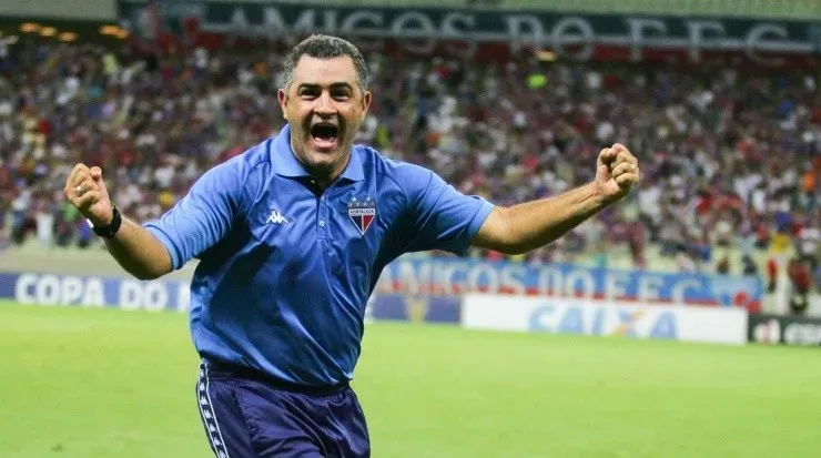 Marcelo Chamusca em ação pelo Fortaleza: Foto: Divulgação