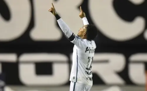 Marinho é a grande estrela do Peixão — Foto: Ivan Storti/Santos FC