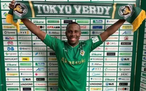 Lateral é revelado pelo Fla — Foto: Divulgação / Tokyo Verdy