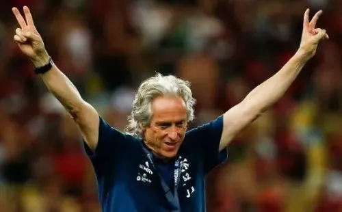 Jorge Jesus cravou seu nome como um dos maiores do Rubro-Negro – Foto: Getty Imagens