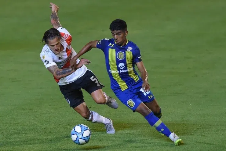 River em campo pelo campeonato argentino. (Foto: Getty Images)