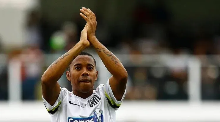 Robinho terá seu contrato rescindido com o Santos. Foto: Ivan Storti/Santos FC