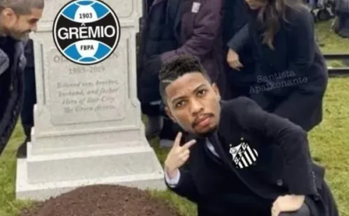 Meme de Marinho contra o Grêmio. Foto: Reprodução/Twitter