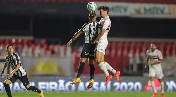 Atlético não foi bem contra o São Paulo - Foto: Pedro Souza/CAM.
