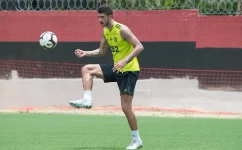 Gustavo Henrique ainda tenta ganhar prestígio no Fla — Foto: Alexandre Vidal / Flamengo