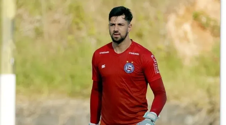 Matheus Claus renovou o contrato, Foto: Felipe Oliveira / EC Bahia / Divulgação