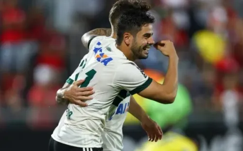 Comemoração de gol do Coritiba. Foto: Getty Images