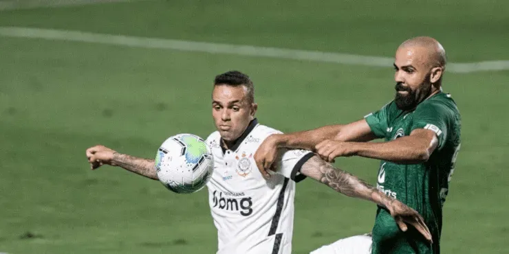 Corinthians x Goiás em jogo do primeiro turno. (Foto: Reprodução CBF)