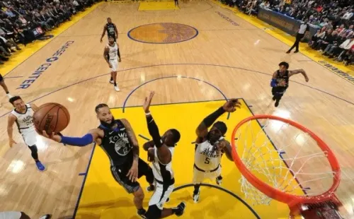 Jogo de NBA da temporada passada. Foto: Getty Images