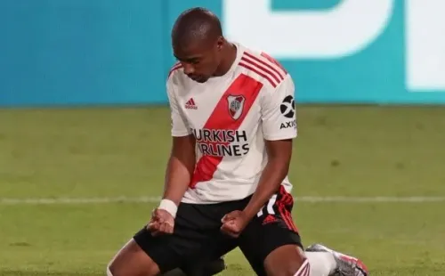 De La Cruz é destaque do River Plate — Foto: Getty Images