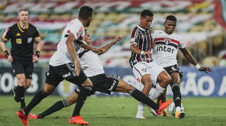 Fluminense perdeu para o São Paulo por 2 a 1 no Maracanã. Foto: Lucas Merçom