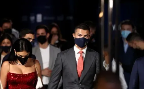 Cristiano Ronaldo durante o Globe Soccer Awards. Foto: Getty Images