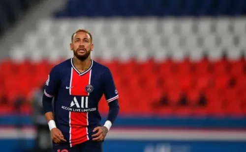 Neymar durante jogo do PSG. Foto: Getty Images