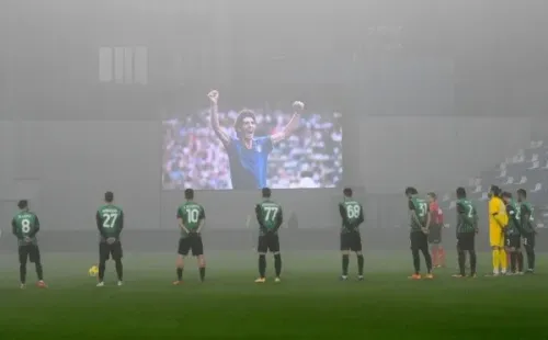 Homenagem a Paolo Rossi no Campeonato Italiano. Foto: Getty Images