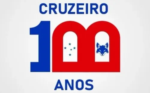 Alusão ao centenário do Cruzeiro na Série B. Foto: Reprodução/Twitter