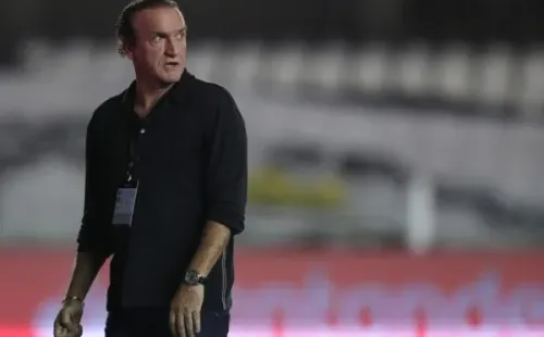 Cuca, do Santos, durante partida da Libertadores. Foto: Getty Images