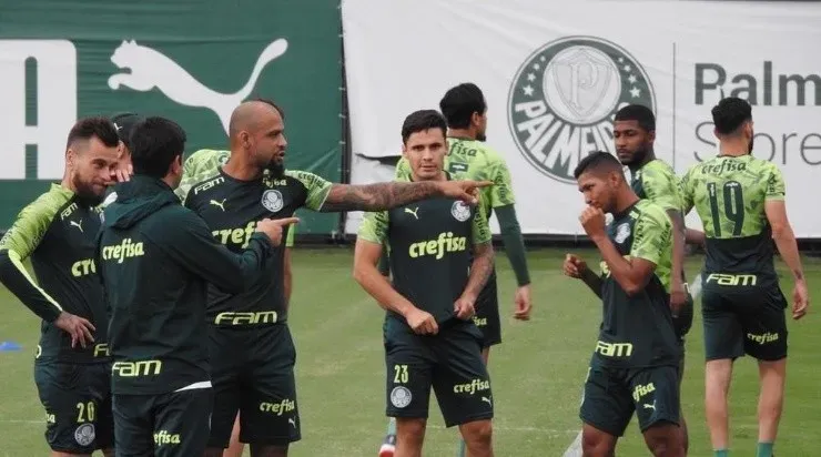 Rony elogiou o elenco do Palmeiras. Foto: César Greco/Palmeiras