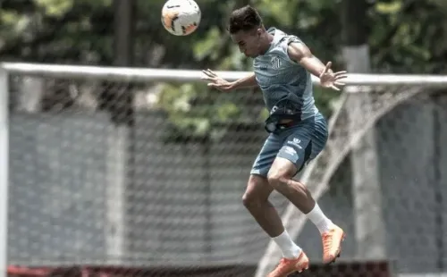 Kaio Jorge vem se destacando — Foto: Ivan Storti/Santos FC