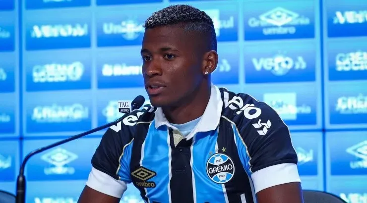 Orejuela deve deixar o Tricolor - Foto: Lucas Uebel/Grêmio.