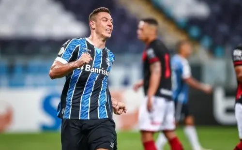 Churín saiu do Cerro e foi para o Grêmio, mas poderia ter rumado a BH se não fosse veto de Sampaoli (FOTO: LUCAS UEBEL/GREMIO FBPA)