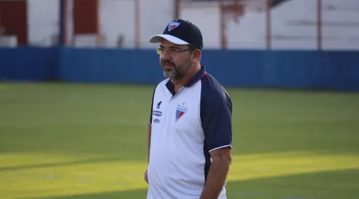 Enderson Moreira quer o time mais focado nos objetivos.Foto: Bruno Oliveira/Fortaleza EC