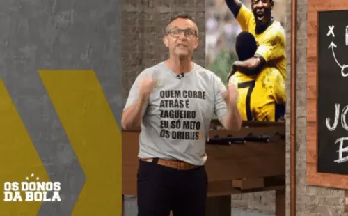 Neto cobra Neymar e outros jogadores durante programa - Foto: Reprodução/Band