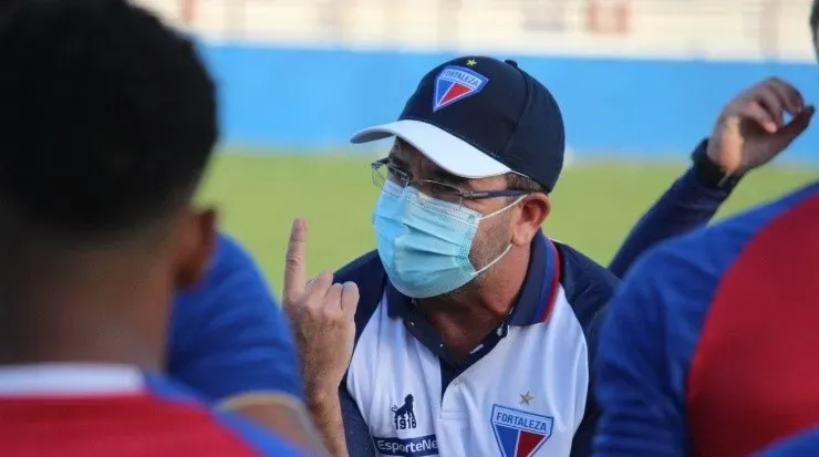 Enderson Moreira cobra mais equilíbrio do Fortaleza. Foto: Bruno Oliveira/ Fortaleza