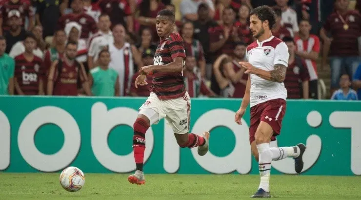 Atacante participou do clássico no início de 2020 - Foto: Alexandre Vidal/CRF.