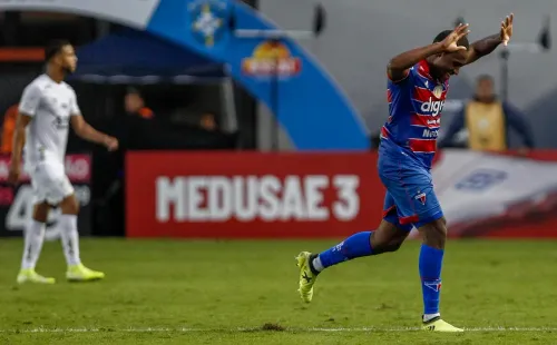 Comemoração de gol do Fortaleza. Foto: Getty Images