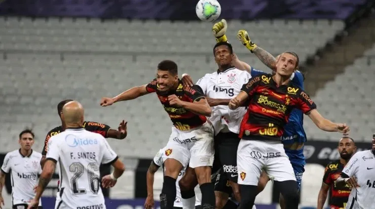 O Sport foi derrotado por 3 a 0 pelo Corinthians. Foto: Gustavo Amorim/Sport