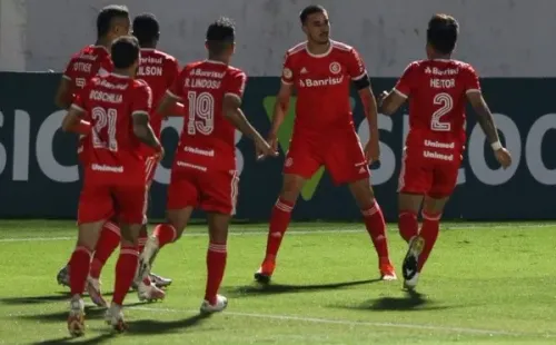 Comemoração de gol do Inter. Foto: Getty Images