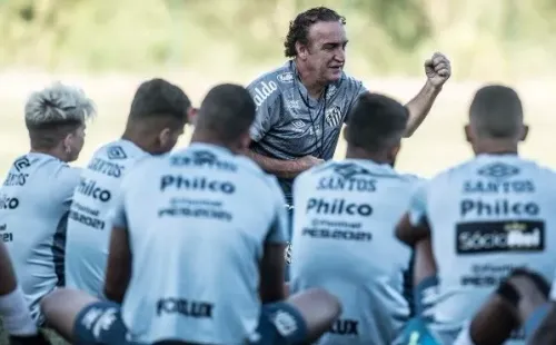 Cuca comanda o elenco do Santos - Foto: Getty Images