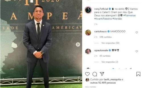 (Crédito: reprodução do Instagram do jogador)