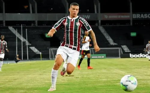 Calegari é exaltado no Tricolor. MAILSON SANTANA/FLUMINENSE FC