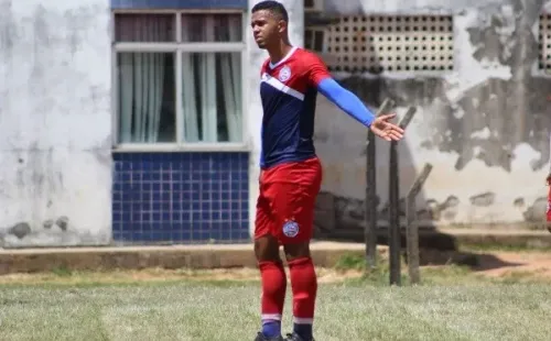 Geovane Itinga está deixando o clube. Foto: Divulgação/EC Bahia