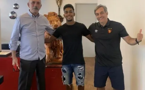 Ewerthon teve o vínculo prorrogado. Foto: Divulgação/Sport