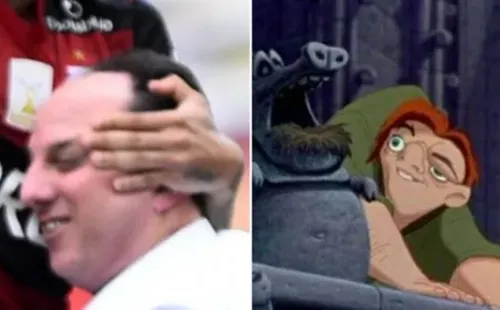 Meme feito por torcedor do Flamengo. Foto: Getty Images