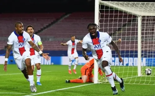 Moise Kean fez o terceiro do PSG (Crédito: Getty Images)