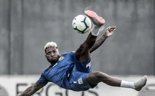Marinho em ação pelo Santos. Foto: Ivan Storti