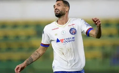 Gilberto é alvo do Timão para a sequência do ano. Foto: Juan Mabromata – Pool/Getty Images