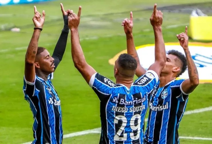 Grêmio em campo pelo Brasileirão. (Foto: Getty Images)